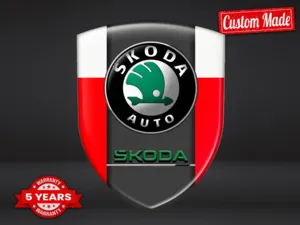 Skoda Fensteraufkleber Luxus Exklusiv Auto Anpassbar